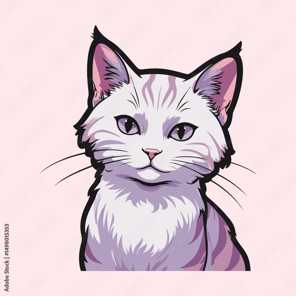 Fototapeta premium Create a vibrant sticker featuring a styli 2.eps