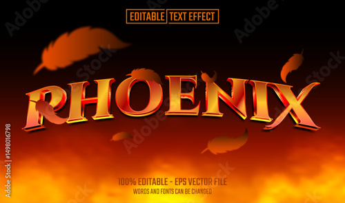 phoenix editable text effect
