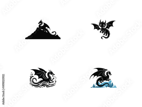 Dragon Silhouette Styles Bundle