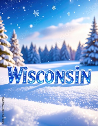 Winter wonderland in wisconsin: snowy landscapes and festive atmosphere