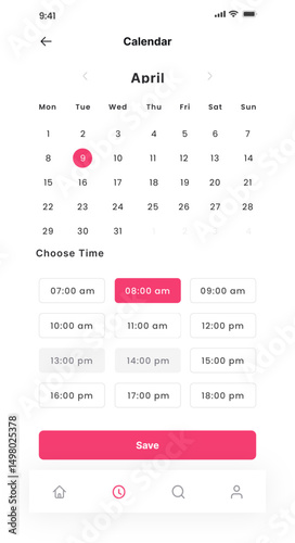 Hairdresser & Beauty Appointment, Salon Booking, Hair Stylist Scheduler & Reservation App Template Ui Kit
