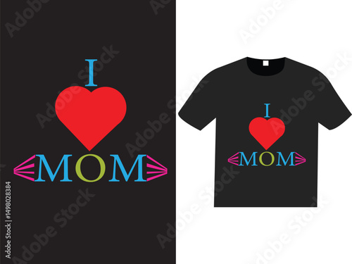 Web Celebrate your bond with mom by wearing this heartfelt “I Love Mom” t-shirt. Made with soft, breathable cotton and a clean printed design – perfect for Mother’s Day, birthdays, or just to say 