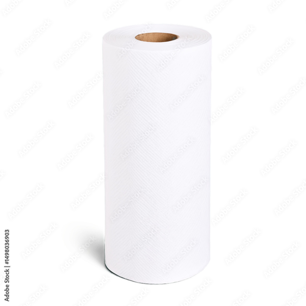 kitchen paper towel isolated on transparent background