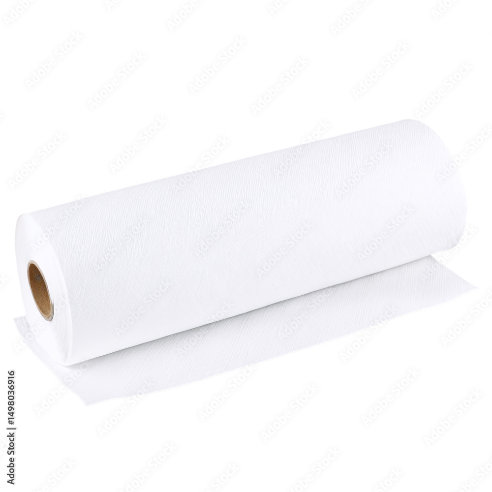 kitchen paper towel isolated on transparent background