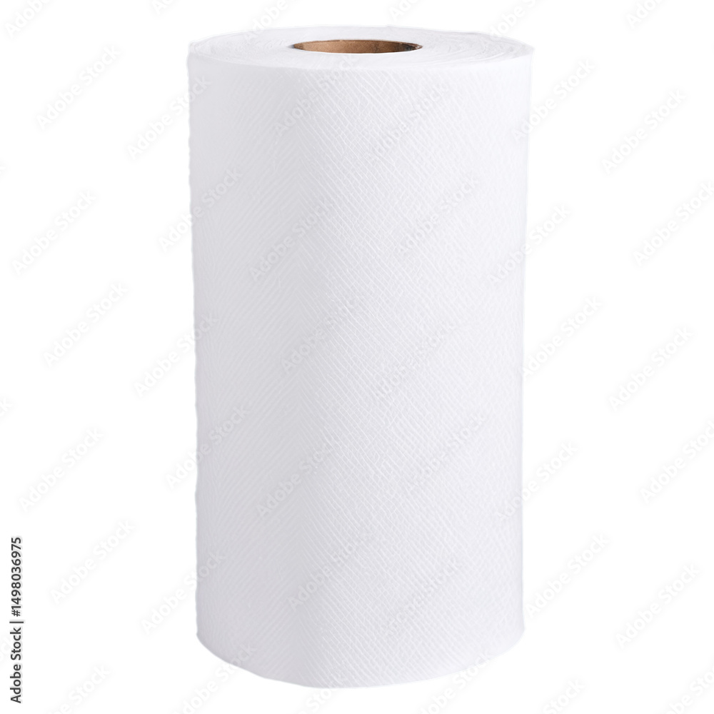 kitchen paper towel isolated on transparent background