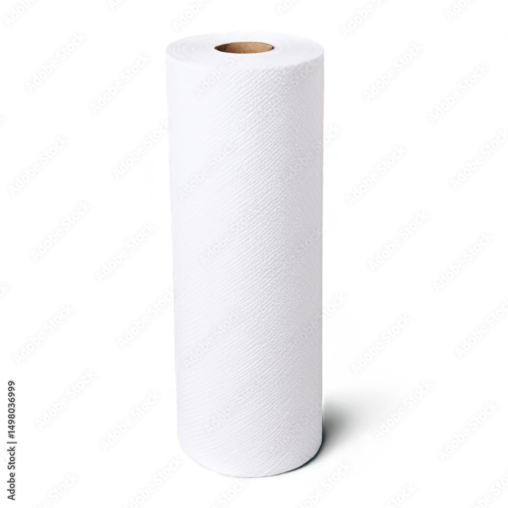 kitchen paper towel isolated on transparent background