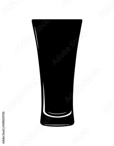 Drinking shot glass icon.