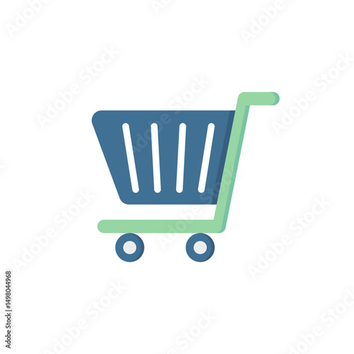 A sleek, modern shopping cart icon ideal for ecommerce websites and apps. It enhances user experience and guides customers through purchases, making shopping enjoyable and efficient