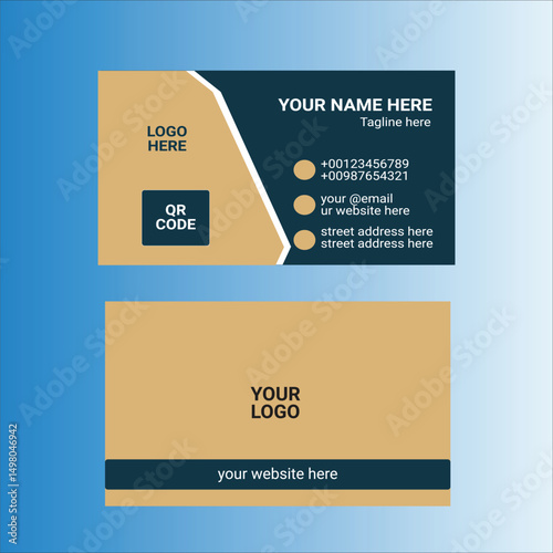 vector business card template