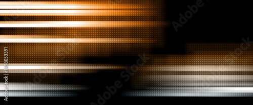 abstract orange and grey background with motion blur and halftone texture