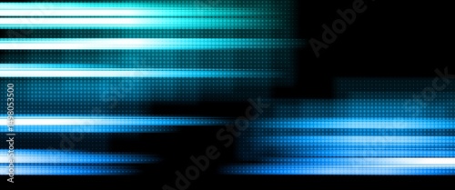 abstract blue and green background with motion blur and halftone texture