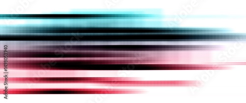 abstract pink and green background with motion blur and halftone texture
