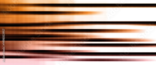 abstract orange and pink background with motion blur and halftone texture