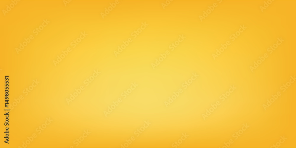 abstract yellow background with Gradient in empty room studio. orange background