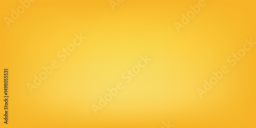 abstract yellow background with Gradient in empty room studio. orange background