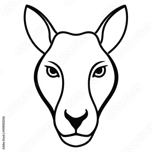 vector illustration of a wolf