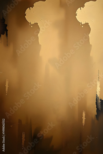 abstract texture painting with warm gold and brown tones creating elegant background