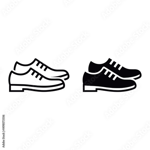 vector illustration of shoes