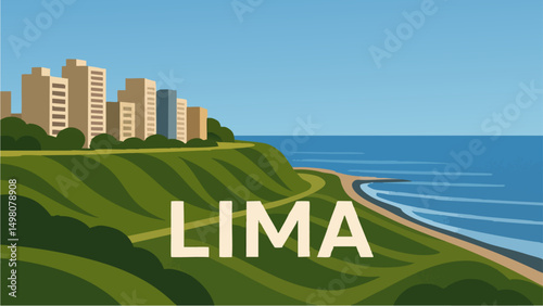 Lima’s Miraflores with Pacific Ocean Views