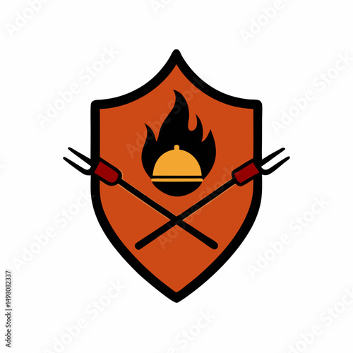 shield with wings