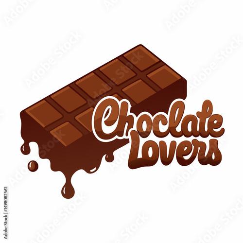 chocolate bar vector illustration