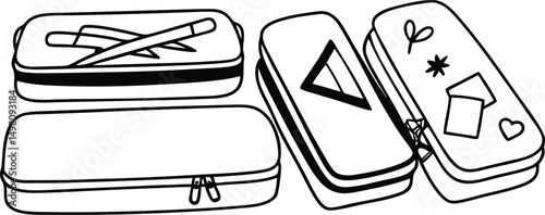 vector illustration of a set of tools