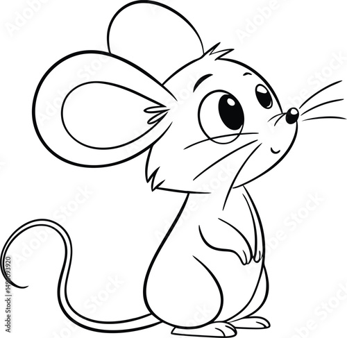cartoon mouse with cheese