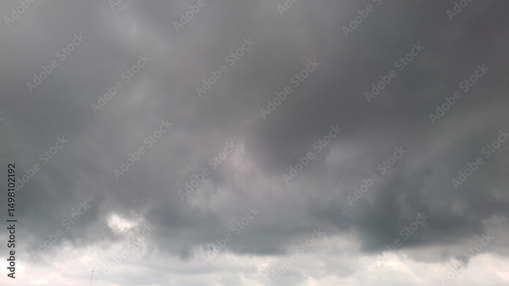 Obraz premium storm clouds timelapse