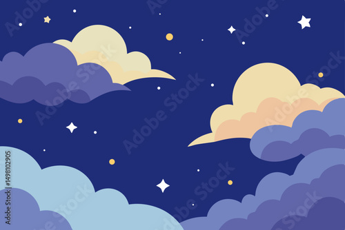 moon and clouds
