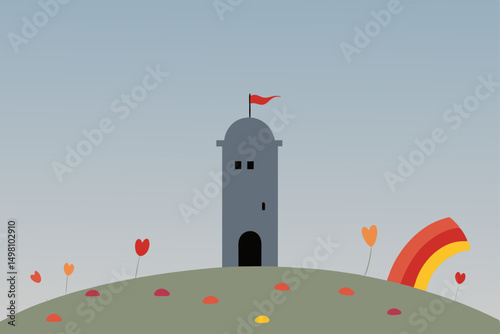 lighthouse on the beach