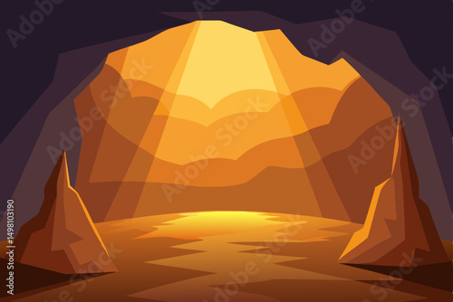 sunset in the mountains