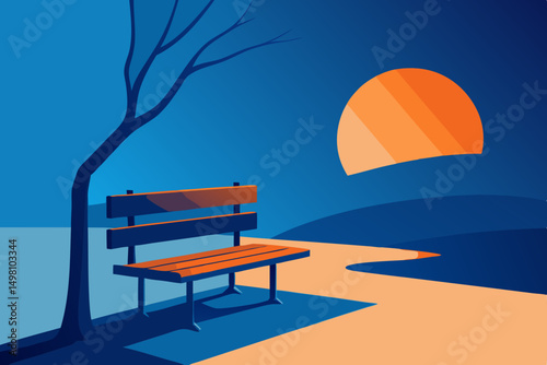 beach chair and umbrella