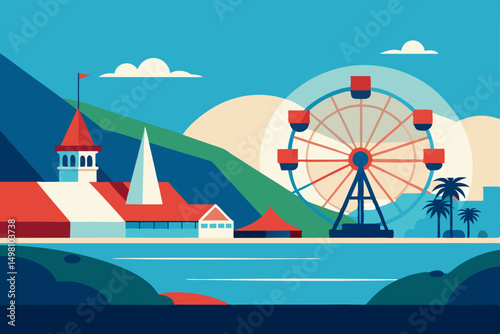 cruise ship in the sea