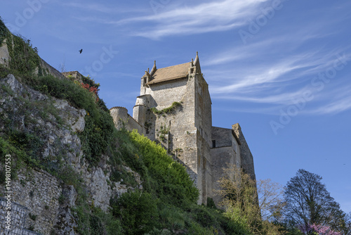 La Cité médiévale à Chauvigny en France photo