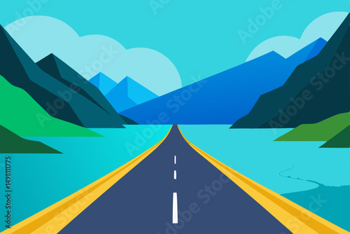 road to the mountains