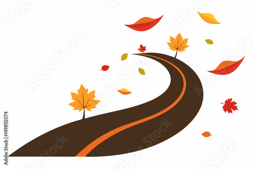 autumn background with leaves