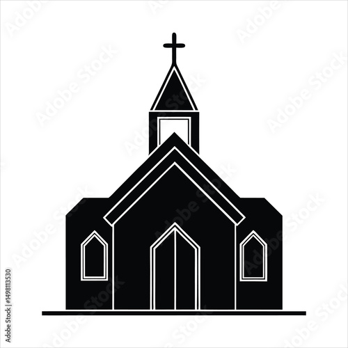 church icon vector illustration