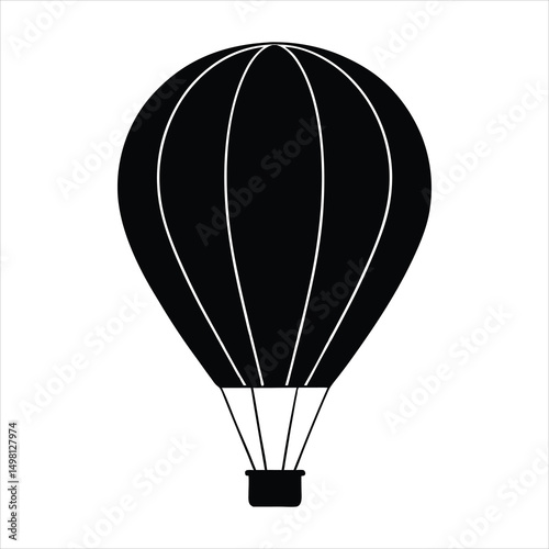 hot air balloon vector illustration