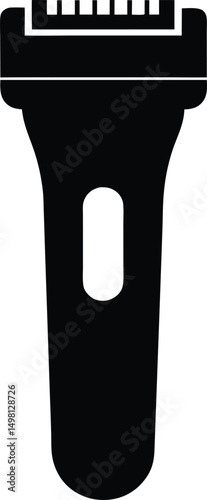 Hair clipper silhouette icon 