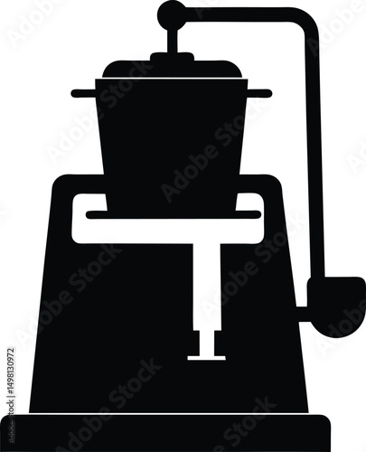 coffee grinder vector