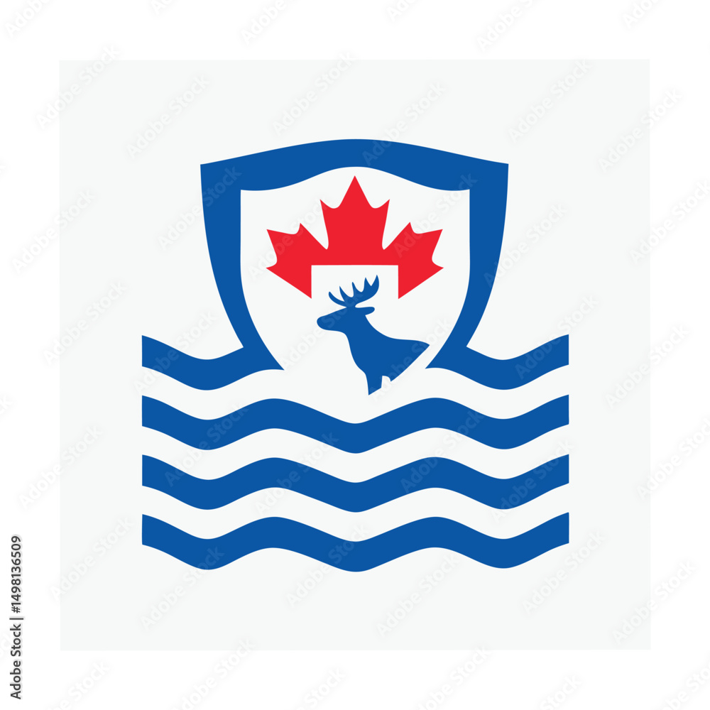Obraz premium Flag of Canada graphics design