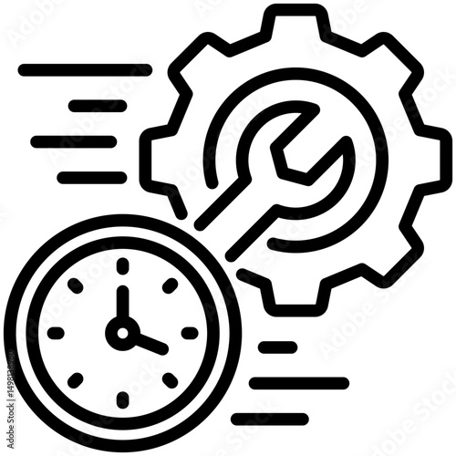 Repair Time Icon