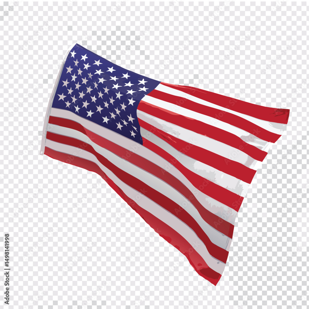 Fototapeta premium flag of united states vector