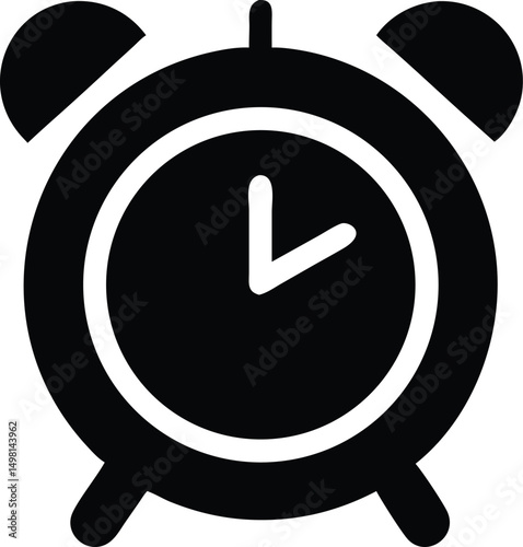 alarm clock silhouette