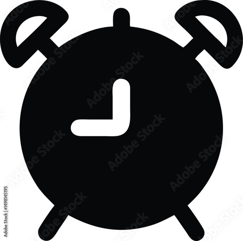 alarm clock silhouette