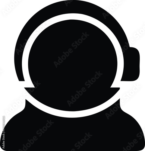 astronaut helmet silhouette