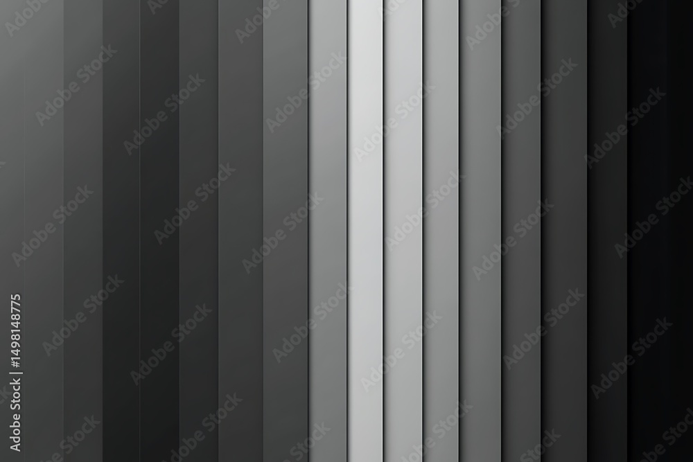 A sophisticated modern background featuring vertical stripes in various shades of gray, transitioning smoothly from dark to light A sophisticated modern background featuring vertical stripes in various shades of gray, transitioning smoothly from dark to light