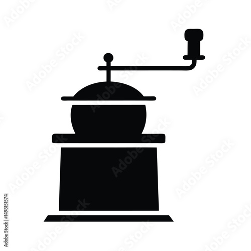 coffee grinder isolated on white