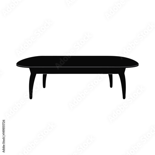 vintage wooden table isolated on white