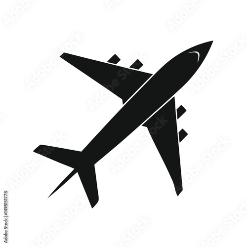 vector illustration of a plane